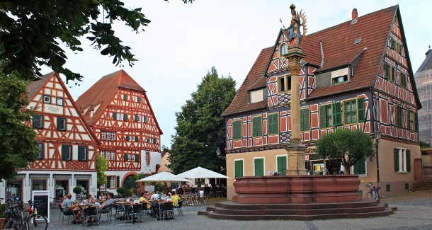 Ladenburg#s Marktplatz